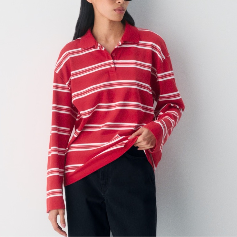 Aritzia Cotton Eton Longsleeve